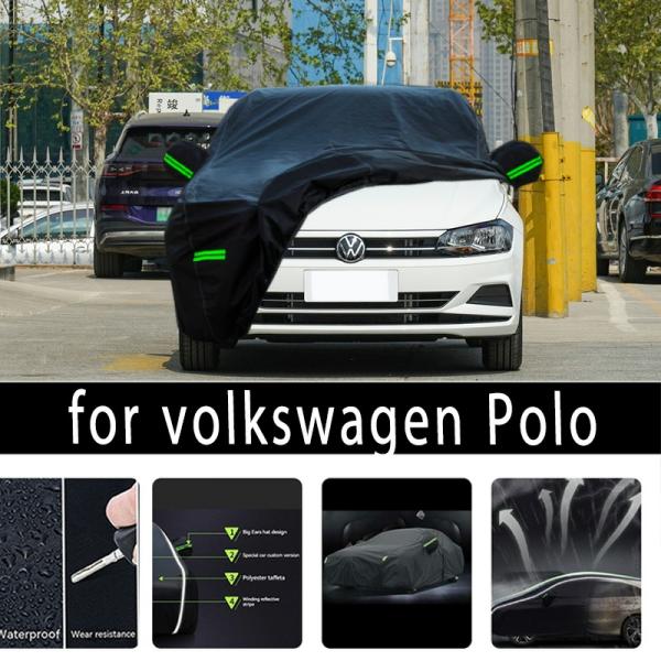 Car Covers |  For Volkswagen Polo Outdoor Protection Full Car Covers Snow Cover Sunshade Waterproof Dustproof Exterior Car Accessories Car Covers Car Covers