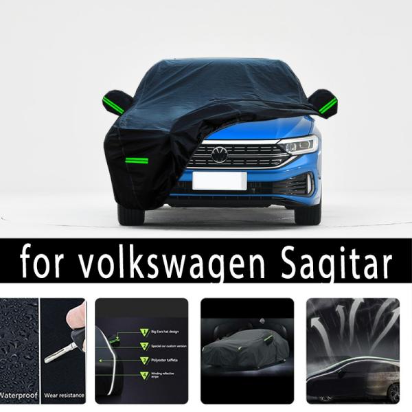 Car Covers |  For Volkswagen Sagitar Outdoor Protection Full Car Covers Snow Cover Sunshade Waterproof Dustproof Exterior Car Accessories Car Covers Car Covers