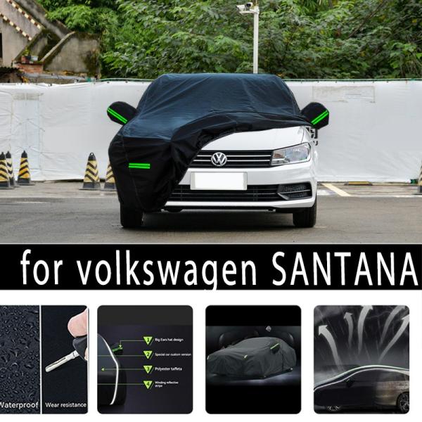 Car Covers |  For Volkswagen Santana Outdoor Protection Full Car Covers Snow Cover Sunshade Waterproof Dustproof Exterior Car Accessories Car Covers Car Covers