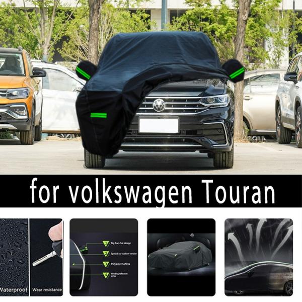 Car Covers |  For Volkswagen Touran Outdoor Protection Full Car Covers Snow Cover Sunshade Waterproof Dustproof Exterior Car Accessories Car Covers Car Covers