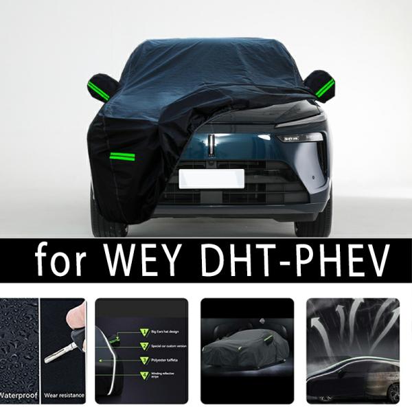 Car Covers |  For Wey Dht Phev Outdoor Protection Full Car Covers Snow Cover Sunshade Waterproof Dustproof Exterior Car Accessories Car Covers Car Covers