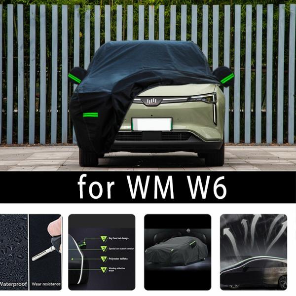 Car Covers |  For Wm W6 Outdoor Protection Full Car Covers Snow Cover Sunshade Waterproof Dustproof Exterior Car Accessories Car Covers Car Covers