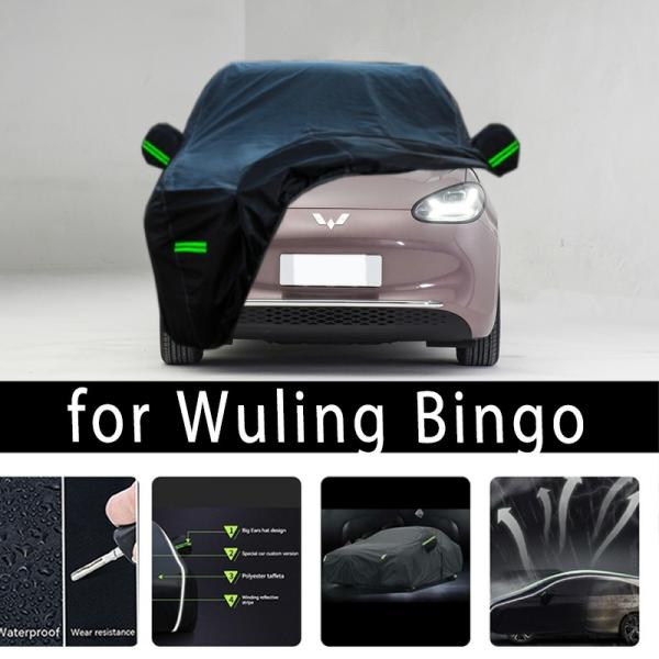 Car Covers |  For Wuling Bingo Outdoor Protection Full Car Covers Snow Cover Sunshade Waterproof Dustproof Exterior Car Accessories Car Covers Car Covers