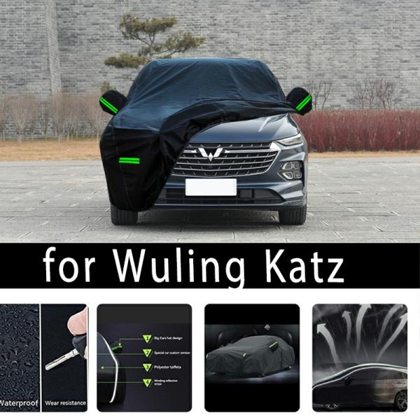 Car Covers |  For Wuling Katz Outdoor Protection Full Car Covers Snow Cover Sunshade Waterproof Dustproof Exterior Car Accessories Car Covers Car Covers