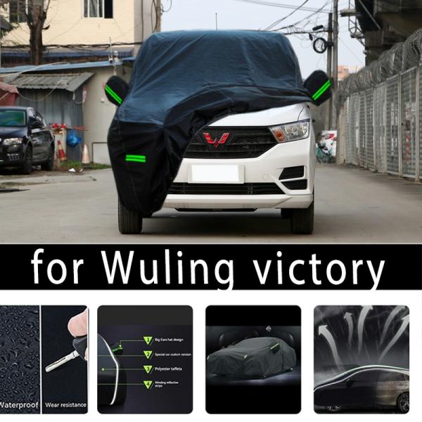 Car Covers |  For Wuling Victory Outdoor Protection Full Car Covers Snow Cover Sunshade Waterproof Dustproof Exterior Car Accessories Car Covers Car Covers