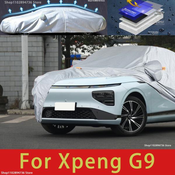 Car Covers |  For Xpeng G9 Outdoor Protection Full Car Covers Snow Cover Sunshade Waterproof Dustproof Exterior Car Accessories Car Covers Car Covers