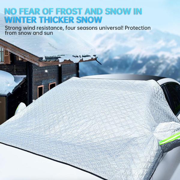 Car Covers |  Uv Protection Dust Proof Car Cover Outdoor Indoor Universal Half Semi Car Protection Cover​ With Wind Proof Hooks Suction Cups Car Covers Car Covers