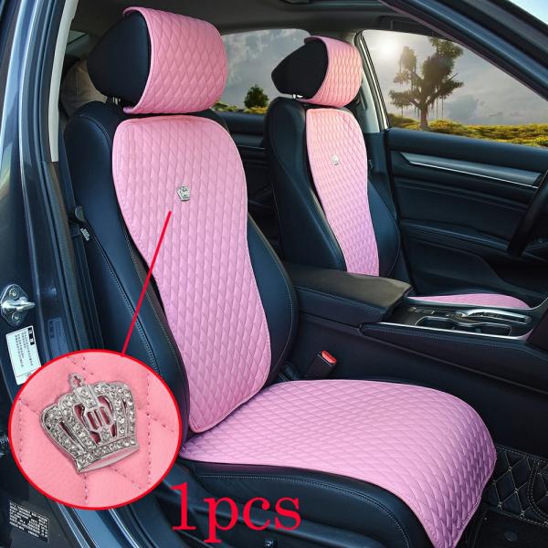 Car Seat Covers |  1Pcs Pink Pu Leather Seat Mat For Car Front Seat, Seat Covers Car Matress Seat Anti Dirty Protection Car Interier Accessories Car Seat Covers Car Seat Covers