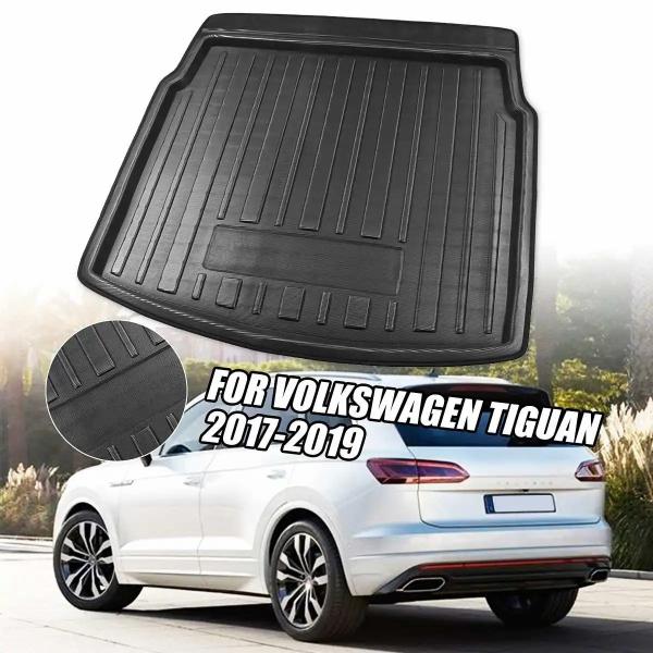 Floor Mats |  Car Interior Cargo Liner Boot Tray Rear Trunk Cover Matt Mat Floor Carpet Kick Pad For Volkswagen For Vw Tiguan 2017 2018 2019 Floor Mats Floor Mats