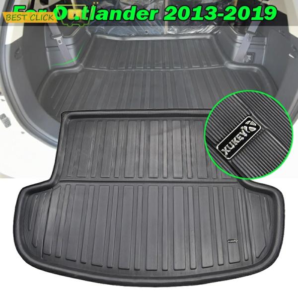 Floor Mats |  Fit For Mitsubishi Outlander 2013-2020 Rear Trunk Boot Liner Cargo Mat Tray Floor Carpet Mud Kick Protector 2016 2017 2018 2019 Floor Mats Floor Mats