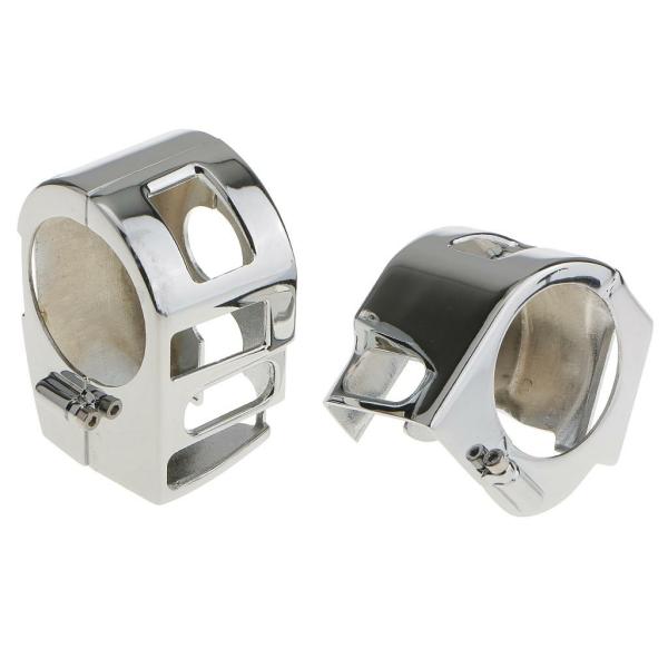 Handlebars |  1 Pair Of Motorcycle Parts Chrome Handlebar Switch Housing Handlebars Handlebars