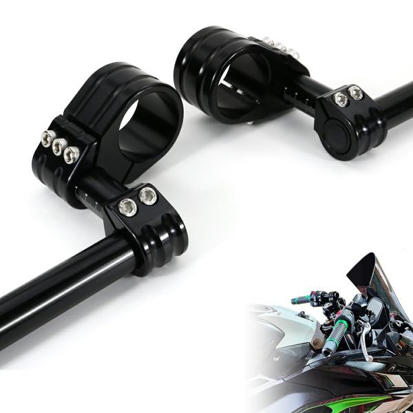 Handlebars |  41Mm Multiclip Adjustable Handlebar Clip-On Universal Fit For Honda Cbr 600 Kawasaki Z750 Yamaha Mt-07 Xsr700 Bmw R1200S Triumph Handlebars Handlebars