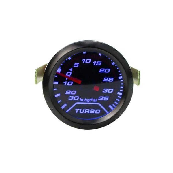 Instruments & Gauges |  Car Retrofit 52Mm Turbo Table 2 "Blue Light Black Sunglasses Mechanical Racing Instrument Psi Instruments & Gauges Instruments & Gauges