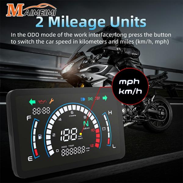 Instruments & Gauges |  2023 New Motorcycle Digital Speedometer For Honda Ex5 Dream/Ex5 Ipowed Motobike Dashboard Fuel Level Gauge Voltage Rpm Speed Instruments & Gauges Instruments & Gauges