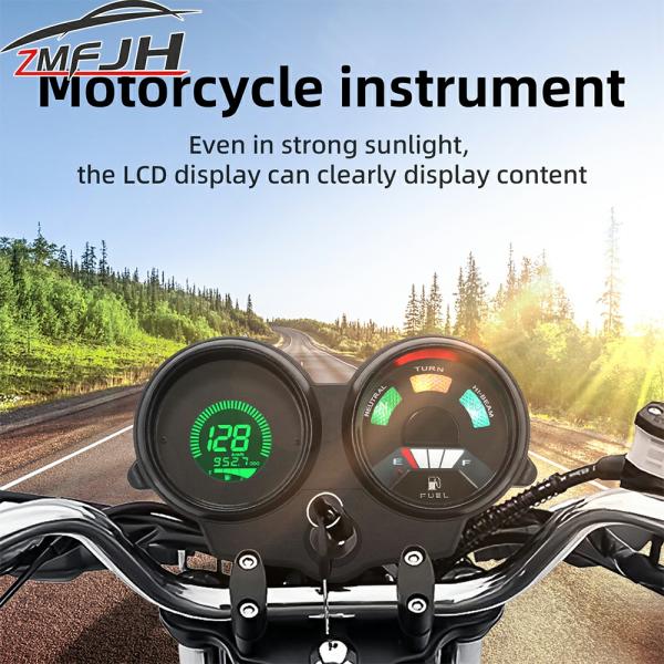 Instruments & Gauges |  7 Color Backlight Digital Speedometer Oil Level Gauge Odo Dashboard Gauge For Cg125 Year 2000 To 2008 Fan 125 Titan 125 2013 Instruments & Gauges Instruments & Gauges