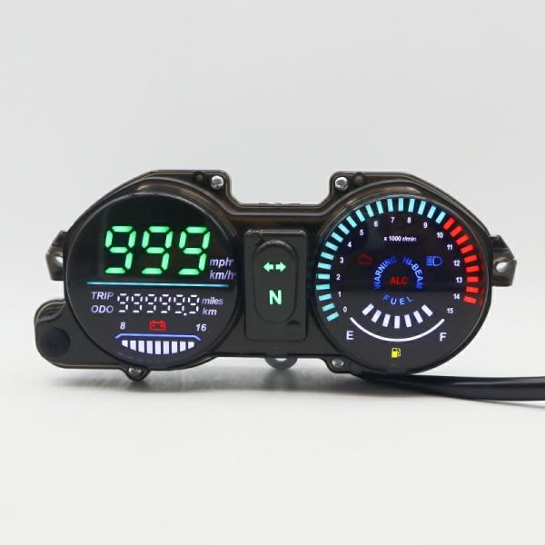 Instruments & Gauges |  Motoqueen 2023 Led Motorcycle Speedometer For Brazil Cg/Titan 150 Esd 2009 To 2013 Azul 37100 Kvs 901 Instruments & Gauges Instruments & Gauges