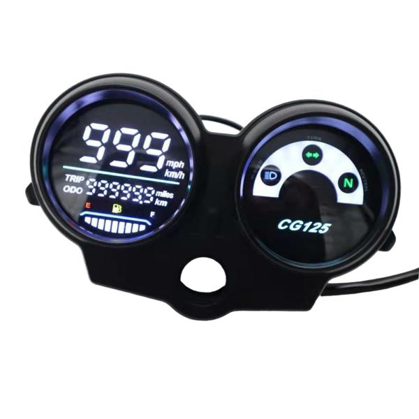 Instruments & Gauges |  Motorbike Led Digital Dashboard Parts Easy Installation Electronic Tachometer Odometer Rpm Meter For Honda Cg125 Fan125 Instruments & Gauges Instruments & Gauges