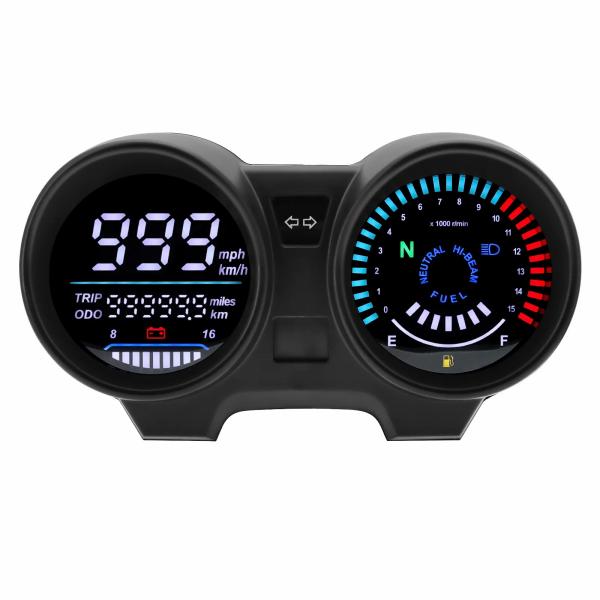 Instruments & Gauges |  Motorcycle Instruments Digital Panel Led Electronics Rpm Meter Speedometer For Brazil Titan 150 Honda Cg150 Fan150 2010 2012 Instruments & Gauges Black