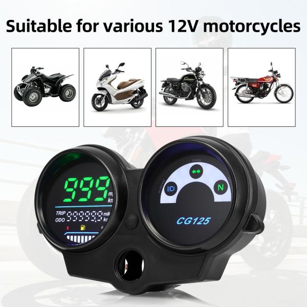 Instruments & Gauges |  New Motorcycle Digital Panel Led Moto Speedometer Dashboad For Brazil Honda Cg125 Year 2000 To 2008 Fan 125 Titan 125 2013 Instruments & Gauges Instruments & Gauges