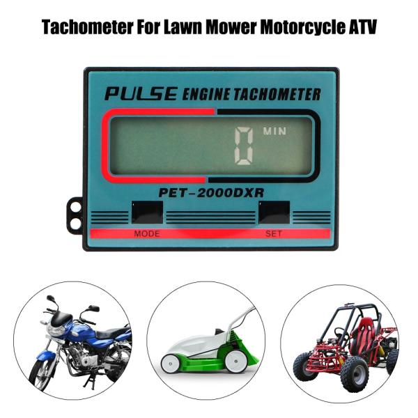 Instruments & Gauges |  Tachometer Gauge 100 30000Rpm Pulse Engine Tach Hour Meter Digital For Motorcycle Atv Lawn Mower 2/4 Stroke Engine Spark Plugs Instruments & Gauges Instruments & Gauges