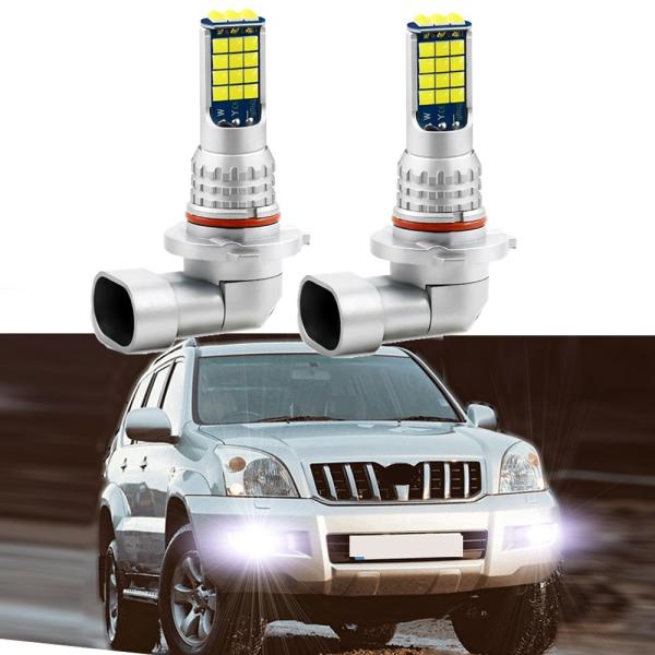 Lighting |  Toyota Land Cruiser Prado 120 Led Fog Light Bulbs 2002-2009 Canbus Lighting Lighting