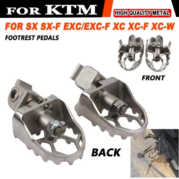 Pedals & Pegs |  Footrest Foot Pegs Rests Foot Pedals For Ktm Sx Sxf Exc Excf Xc Xcf 65 85 125 200 250 300 350 450 530 Freeride 250F 250R 300 Motorcycle Parts Pedals & Pegs