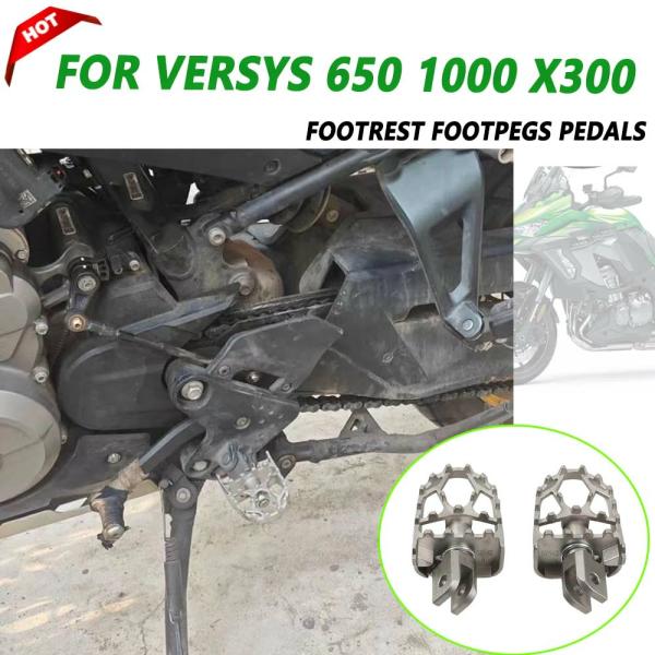 Pedals & Pegs |  Footrest Footpegs Foot Pegs Pedals For Kawasaki Versys 650 Versys650 Versys1000 Versys 1000 Versys X300 Versys X300 2020 2021 Motorcycle Parts Pedals & Pegs