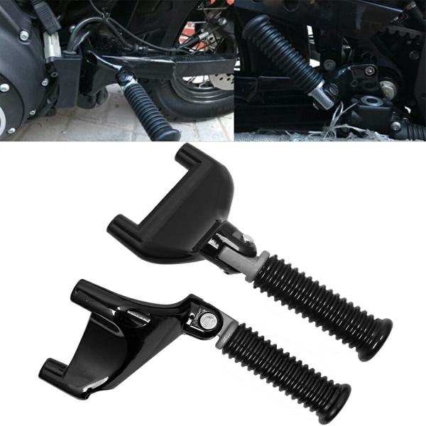 Pedals & Pegs |  Motorcycle Black Rear Passenger Footrests Foot Pegs Pedal Mount For Harley Sportster Iron Xl 883 1200 Forty Eight 2004 2013 2012 Motorcycle Parts Pedals & Pegs