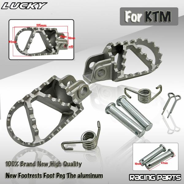 Pedals & Pegs |  Motorcycle Foot Pegs Rests Footrest Footpegs Pedals For Ktm Exc Sx 125 150 250 Sxf Xc 450 Motocross Pit Dirt Bike Aluminum Motorcycle Parts Pedals & Pegs