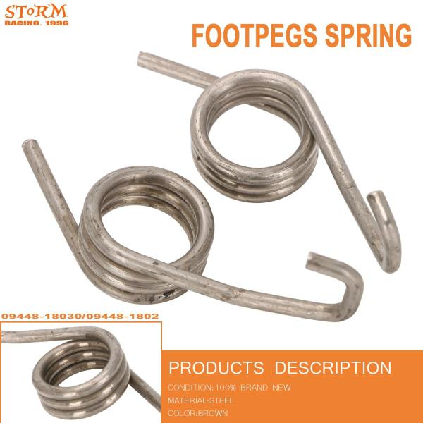 Pedals & Pegs |  Motorcycle Footpegs Foot Peg Spring Springs For Suzuki Rm250N Rmx250T Rm125S Rm125R Mx250 Drz400 Drz400E Drz400S Drz400Sm Drz Motorcycle Parts Pedals & Pegs