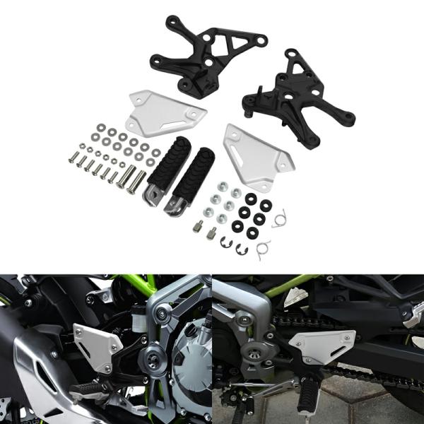 Pedals & Pegs |  Motorcycle Front Driver Foot Pegs Pedals Bracket For Kawasaki Z900 Z 900 Abs 2017 2023 Motorcycle Parts Pedals & Pegs