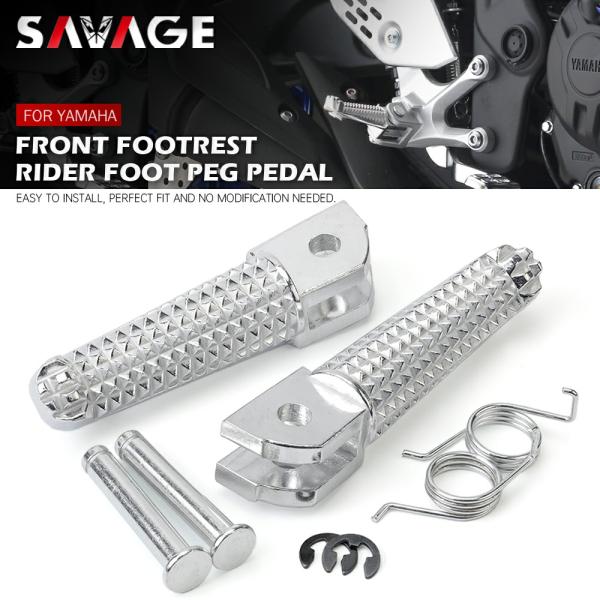 Pedals & Pegs |  Motorcycle Front Footrest Foot Pegs For Yamaha Mt07 Mt09 Tracer 900 Xsr 700 Yzf R3 R25 R125 Mt10 Mt25 Mt03 Mt125 Rider Foot Rest Motorcycle Parts Pedals & Pegs