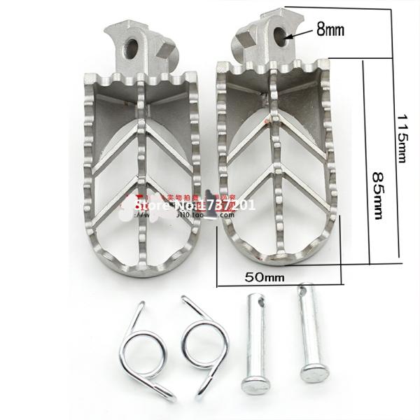 Pedals & Pegs |  New Foot Rest Pegs Motorcycle Stainless Steel Motorcycle Footpegs For Crf50 Xr50 Xrf70 Crf70 Pit Dirt Motor Trail Bike Motocross Motorcycle Parts Pedals & Pegs