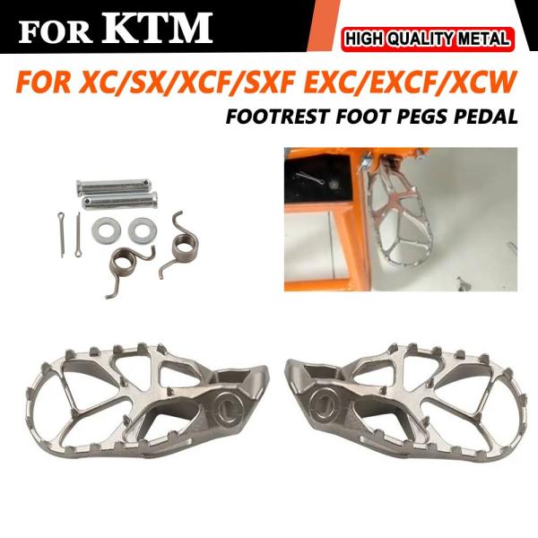 Pedals & Pegs |  Rest Footpegs For Ktm Xc Xcf Xcfw Sx Sxf Xcw Exc Exc F 125 150 250 300 450 Xwf 350 500 2024 Accessories Footrest Foot Pegs Pedal Motorcycle Parts Pedals & Pegs