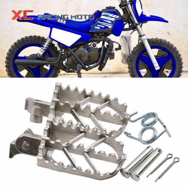 Pedals & Pegs |  Stainless Steel Footpegs Foot Rest Pegs For Yamaha Tw200 Pw50 Pw80 Honda Xr50R Crf50 Crf70 Crf80 Crf100F Pit Dirt Motorcycle Motorcycle Parts Pedals & Pegs