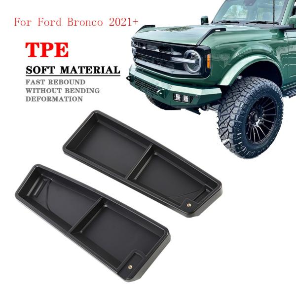 Stowing Tidying |  1Set Black Dashboard Storage Box For Ford Bronco 2021 2022 2023 Car Stowing Tidying Accessories Car Center Console Storage Box Interior Accessories Black