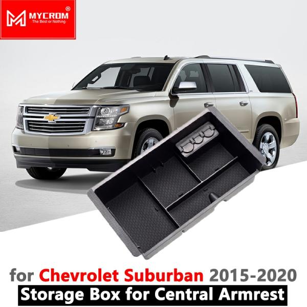 Stowing Tidying |  Armrest Box Storage Car Organizer Accessories For Chevrolet Suburban 2015 2016 2017 2018 2019 2020 Stowing Tidying Chevy Styling Interior Accessories Stowing Tidying