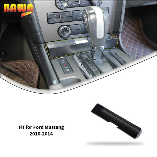 Stowing Tidying |  Bawa Abs Gear Shift Storage Box For Ford Mustang 2010 2011 2012 2013 2014 Stowing Tidying Tray Interior Accessories Interior Accessories Stowing Tidying