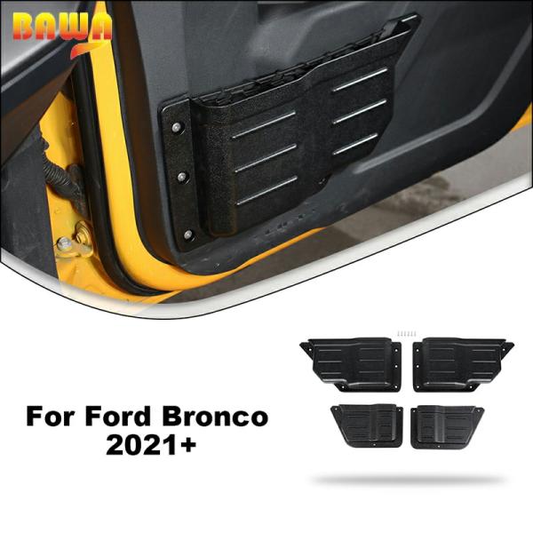 Stowing Tidying |  Bawa Front And Rear Door Mesh Pocket Storage Box For Ford Bronco 4 Door 2021 2022 2023 Stowing Tidying Interior Accessories Interior Accessories Black