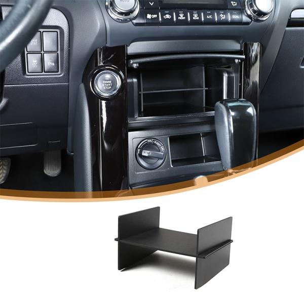 Stowing Tidying |  Car Center Console Storage Partition Plates For Toyota Land Cruiser Prado Fj150 150 2010 2017 Stowing Tidying Accessories Interior Accessories Black