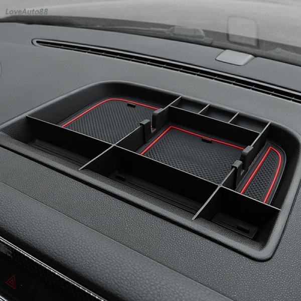 Stowing Tidying |  Car Dashboard Storage Box Container Interior Stowing Tidying Accessories For Volkswagen Vw Tiguan Mk1 2016 2015 2014 2013 2012 Interior Accessories Stowing Tidying