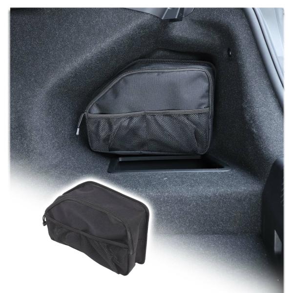 Stowing Tidying |  Car Trunk Storage Bag Large Capacity Multifunctional Cargo Organizer Bag For Bmw 5 Series G60 2024+ Stowing Tidying Accessories Interior Accessories Preto