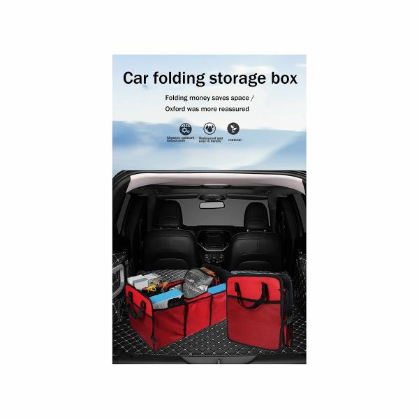 Stowing Tidying |  Car Trunk Storage Multifunction Collapsible Folding Mesh Insulation Storage Box Storage Stowing Tidying Box Interior Accessories Stowing Tidying