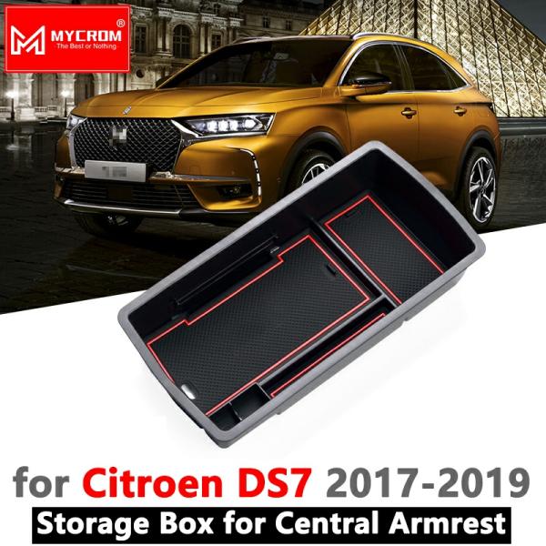 Stowing Tidying |  For Citroen Ds7 Ds 7 Armrest Box Storage Stowing Tidying Organizer Internal Accessories Auto Car Styling 2017 2018 2019 2020 Interior Accessories Stowing Tidying