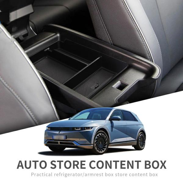 Stowing Tidying |  For Hyundai 2022 2024 Ioniq 5 Car Center Console Organizer Multifunction Central Armrest Storage Box Stowing Tidying Accessories Interior Accessories Stowing Tidying