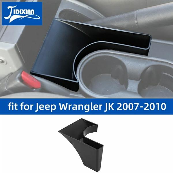 Stowing Tidying |  Jidixian Stowing Tidying Car Hand Brake Storage Box Organizer For Jeep Wrangler Jk 2007 2008 2009 2010 Interior Accessories Interior Accessories Black