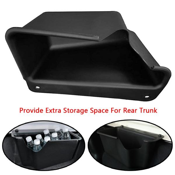 Stowing Tidying |  Rear Trunk Organizer Storage Box For Jeep Wrangler Jl Jlu 2018 2023 4 Door Tray Stowing Tidying Packet Car Accessories Interior Accessories Stowing Tidying