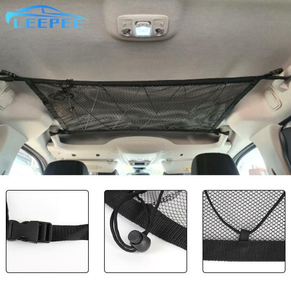 Stowing Tidying |  Sundries Organizer Universal Storage Bag Auto Stowing Tidying Interior Cargo Car Roof Bag Car Ceiling Storage Net Pocket Interior Accessories Stowing Tidying