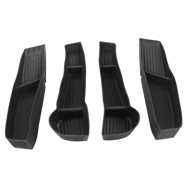 Stowing Tidying |  Tpe 4Pcs Door Side Storage Tray Suitable For Tesla Model Y 16 21 Car Stowing Tidying Interior Accessories Interior Accessories Stowing Tidying