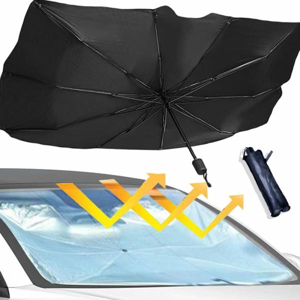 Sunshades |  1Pc Automobile Windshield Sunshade, Folding Windshield Sunshade, Used To Block Ultraviolet Rays, Automobile Windshield Sunshade Exterior Accessories Sunshades